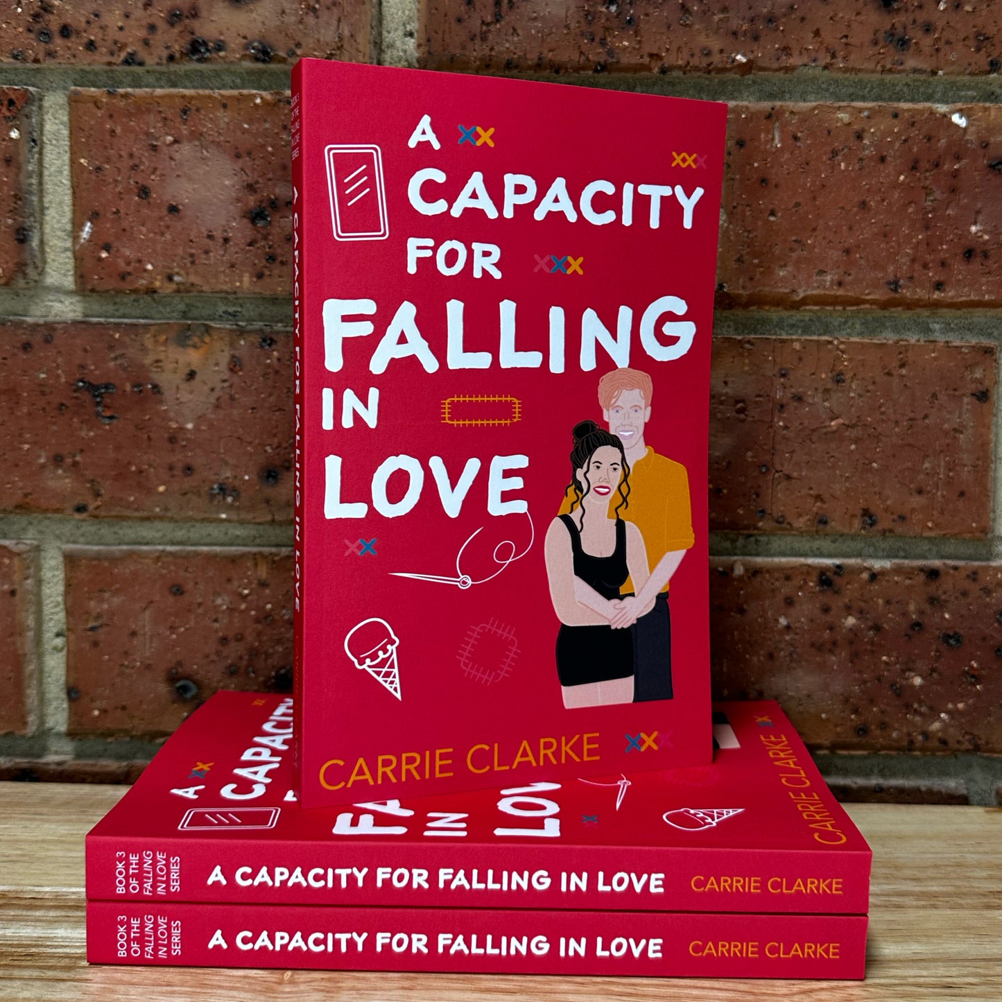 A Capacity for Falling in Love (Falling in Love #3) by Carrie Clarke - SIGNED COPIES