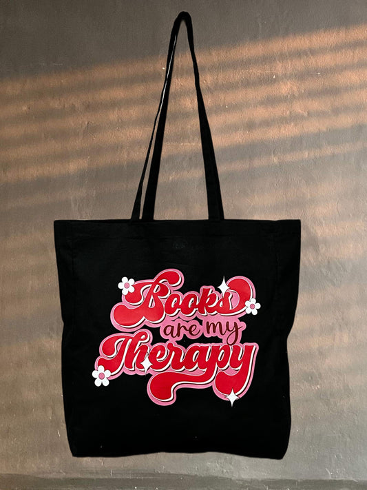 Books Are My Therapy - Tote Bag