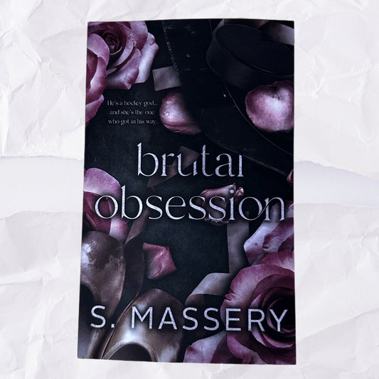 Brutal Obsession (Hockey Gods #1) by S. Massery - Alternate Cover