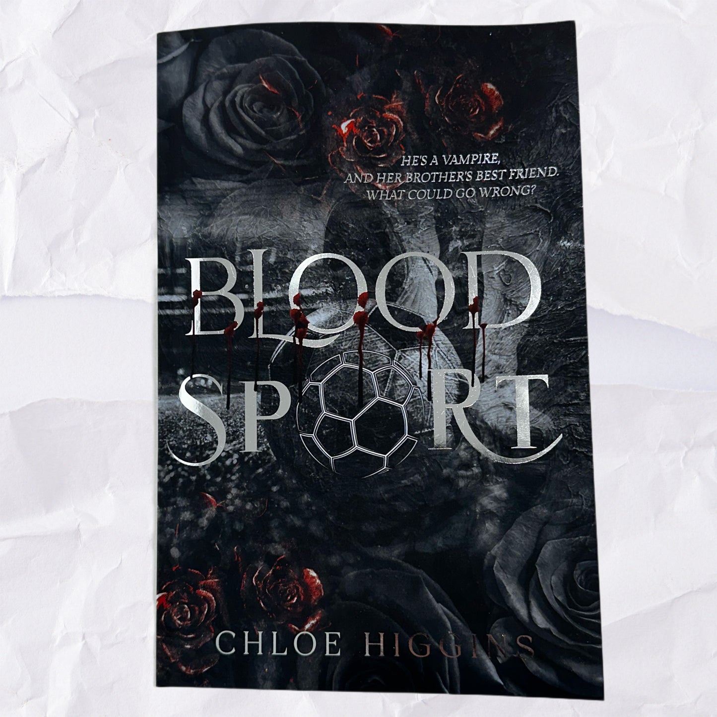 Blood Sport (Blood Lover #1) by Chloe Higgins - Foil Cover/Sprayed Edges Special Edition