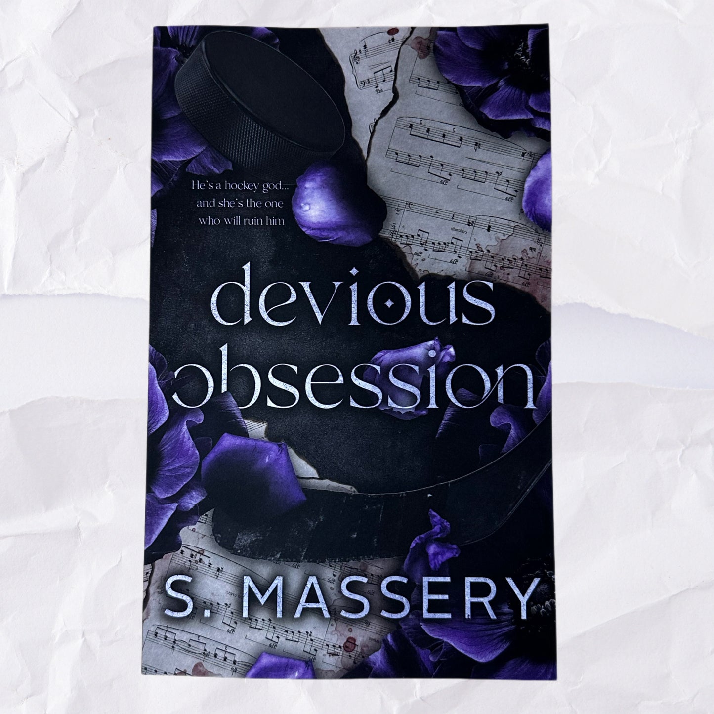Devious Obsession (Hockey Gods #2) by S. Massery - Alternate Cover