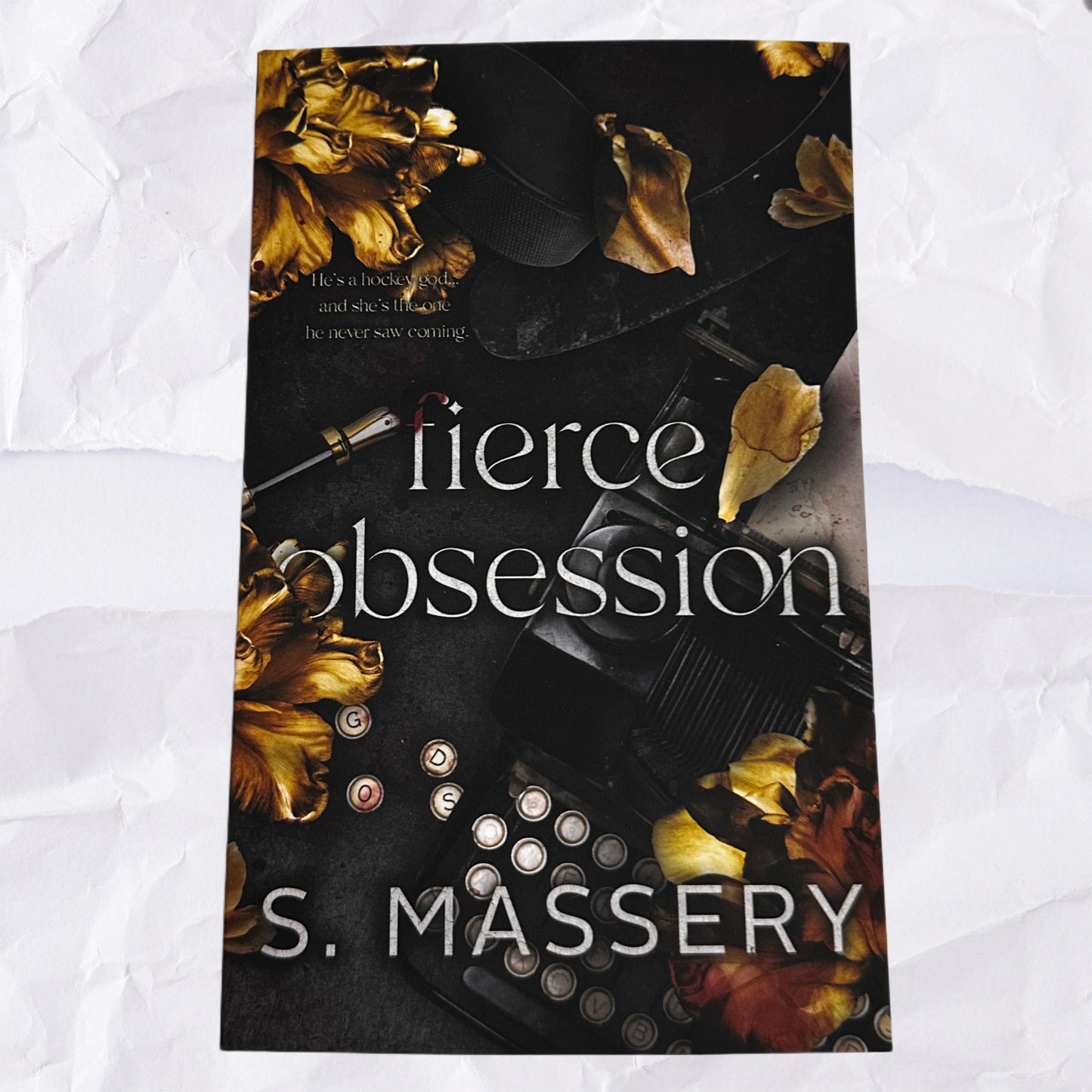 Fierce Obsession (Hockey Gods #5) by S. Massery - Alternate Cover
