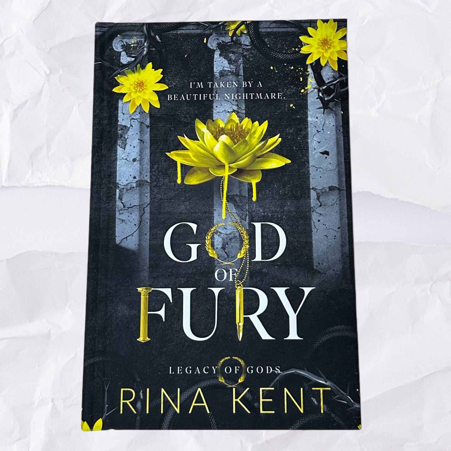 God of Fury (Legacy of Gods #5) by Rina Kent - Special Edition Print - Hardcover