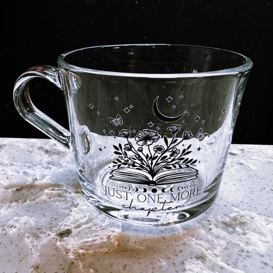 Just One More Chapter - Glass Mug