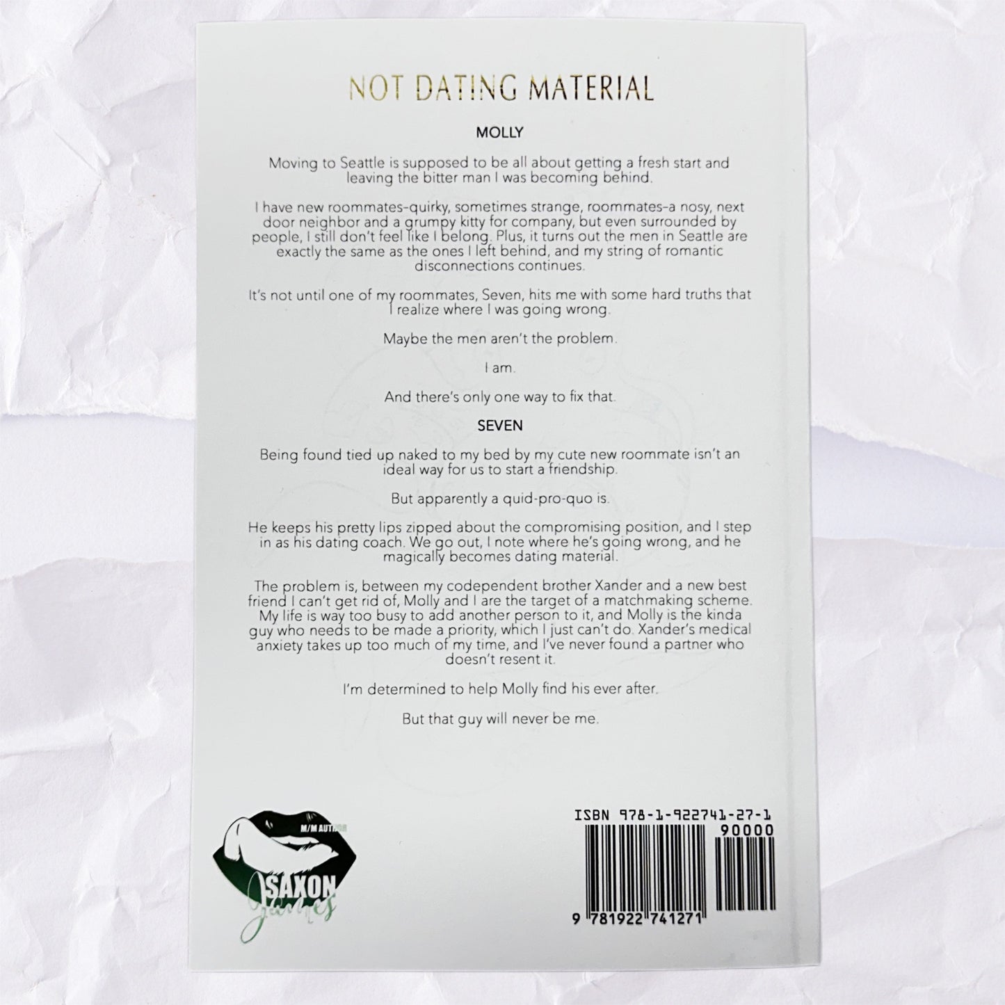 Not Dating Material (Accidental Love #2) by Saxon James