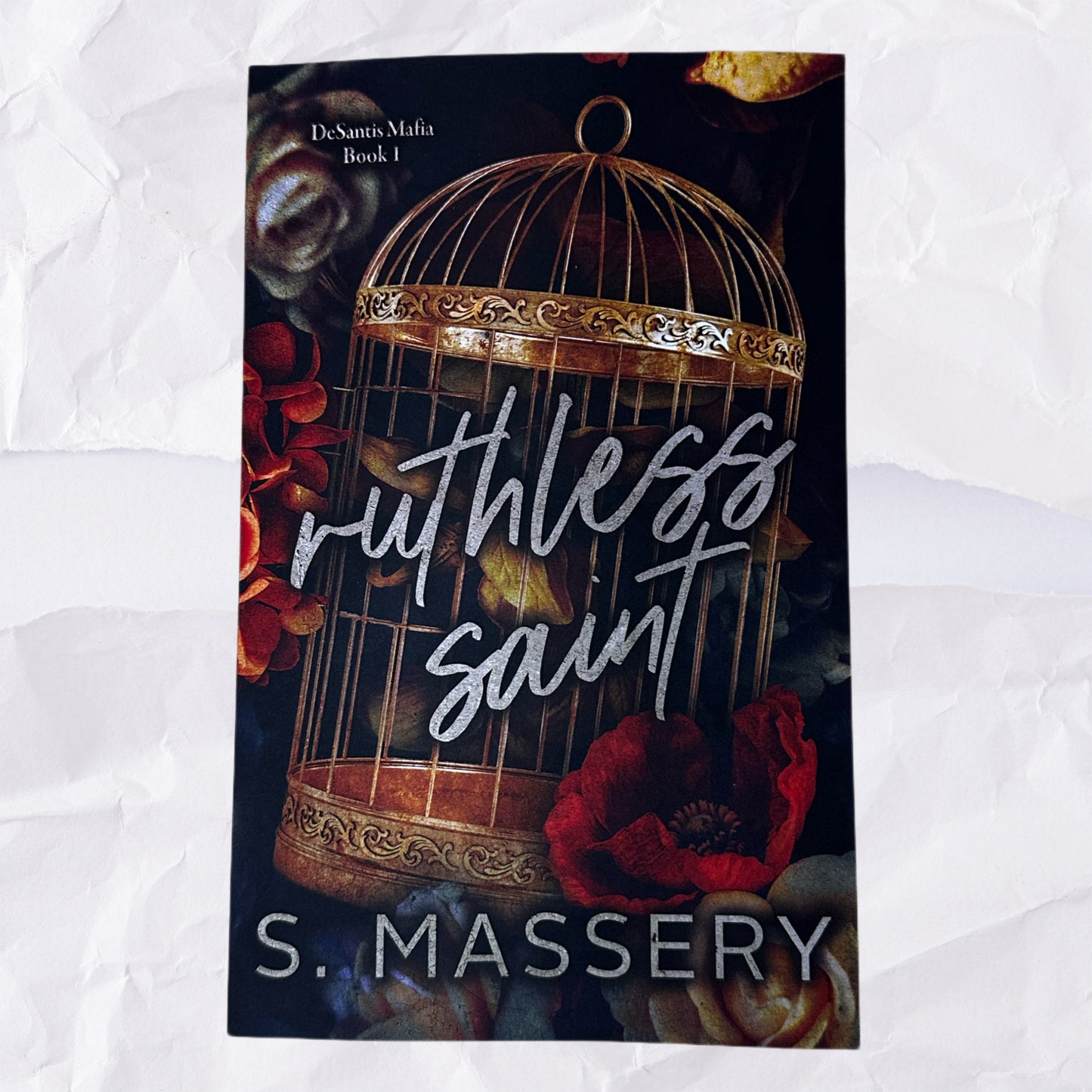 Ruthless Saint (DeSantis Mafia #1) by S. Massery - Alternate Cover