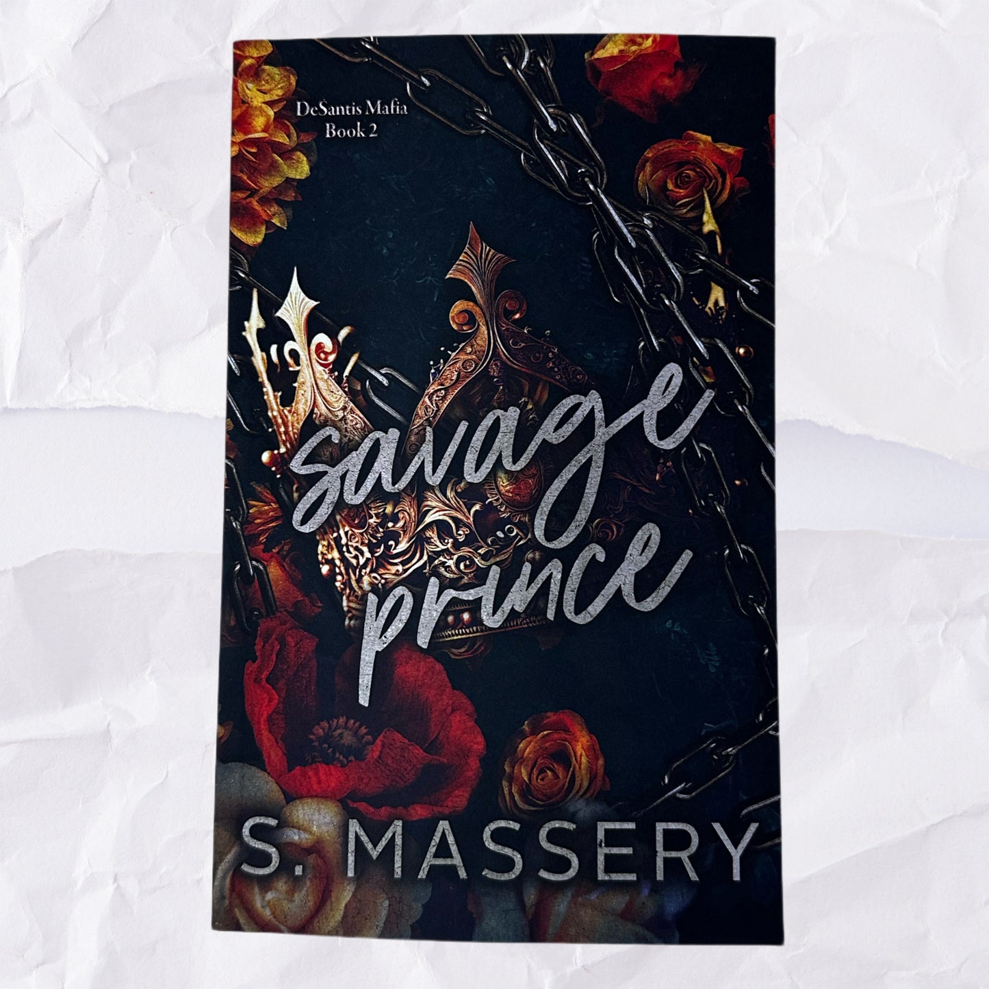 Savage Prince (DeSantis Mafia #2) by S. Massery - Alternate Cover