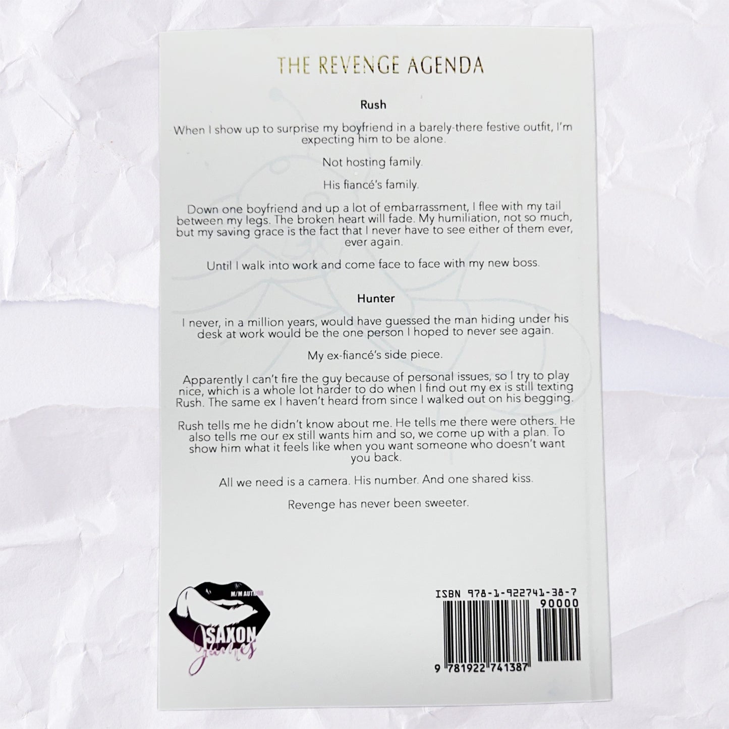 The Revenge Agenda (Accidental Love #3) by Saxon James